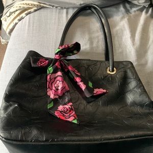 Black Betsy Johnson Tote